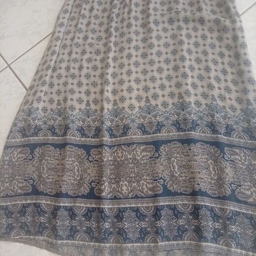 H&M boho dress, gray, size S