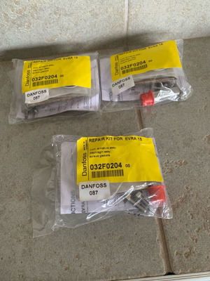Danfoss 032F0215 Repair Kit EVM-NC καινούργιο, πακέτο 3 τεμαχίων