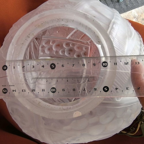 Vintage lamp glass shade used 1930-1950