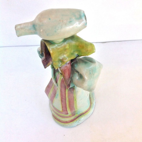 Ceramic Figurine Tirol Studio OOAK Mid-Century Handmade Sculpture