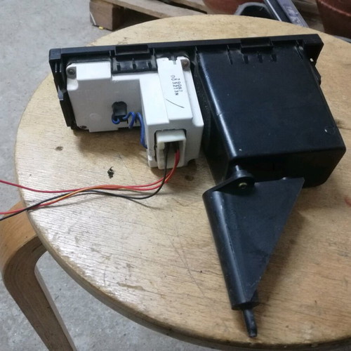 Mazda MX5 NB clock and case used, factory original
