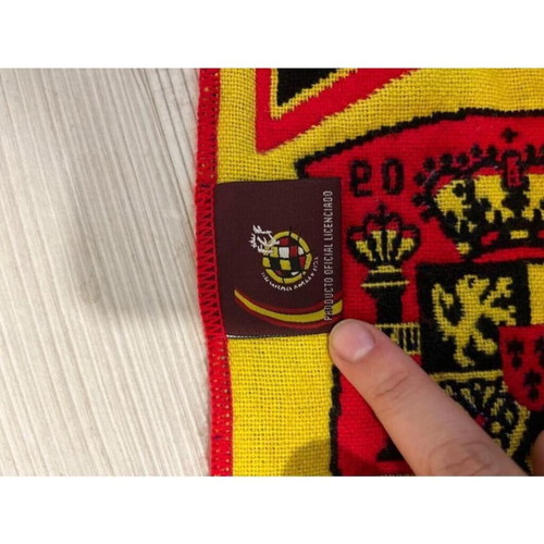 Espana RFEF Spain Football Soccer Scarf used, 100% acrylic