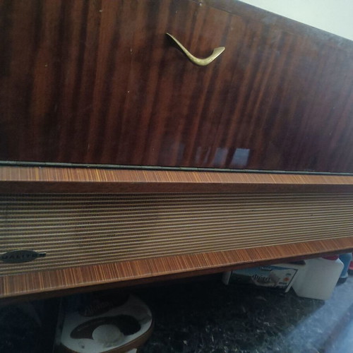 Turntable with radio antique furniture used, 1950-1960