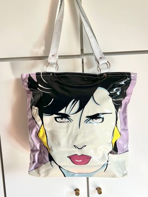 Patrick Nagel vintage 90s pvc collectible shoulder bag