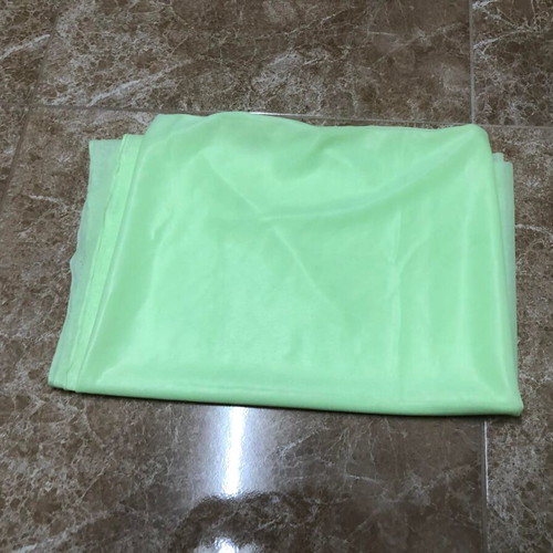 Light elastic lining fabric green 103x147 cm new
