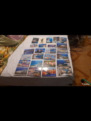 Set of 43 postcards with various landscapes from Crete