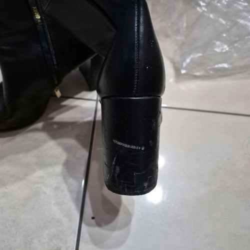Black boots used size 40 with wear