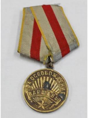 Μετάλλιο 1945 Σοβιετικό για την Απελευθέρωση της Βαρσοβίας μεταχειρισμένο