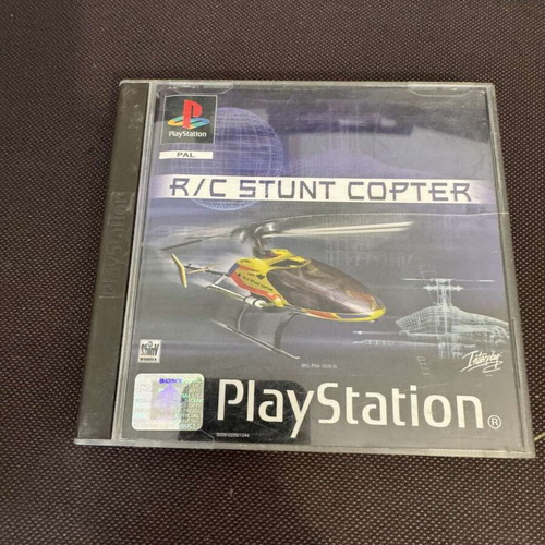 R/C Stunt Copter PlayStation (PS1) game used