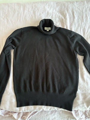 Μπλούζα ζιβάγκο λεπτή πλεξη H&M μεταχειρισμένη, μαύρη, μέγεθος S