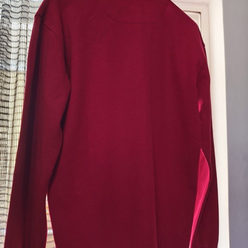 Gant men's long sleeve polo shirt like new, red, size L