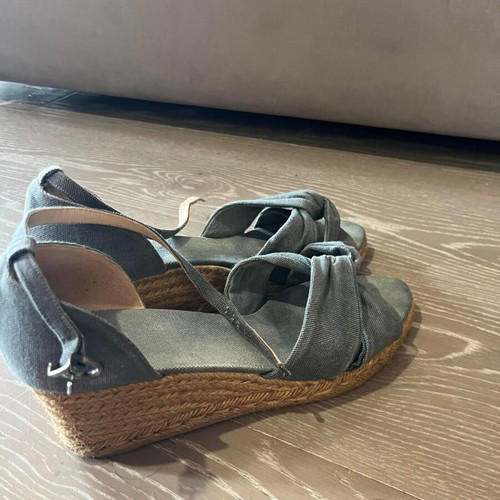 Castaner espadrilles open, like new, grey-blue, size 40
