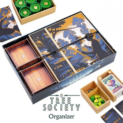 Tree Society Board Game Organizer new, fits sleeved cards