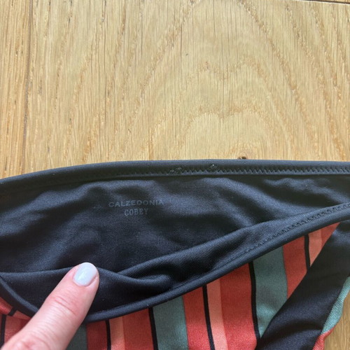Calzedonia bikini bottom metallic, size small, like new