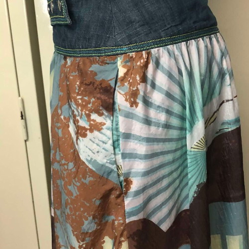 CUSTO skirt like new, colorful, size 42 M/L