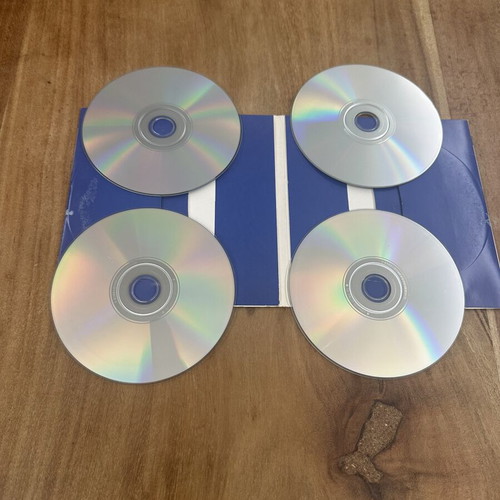Microsoft Encarta Reference Library 2002 software used, 4 CD set