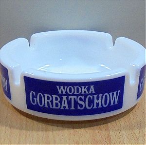 Gorbatschow vodka παλιό διαφημιστικό τασάκι