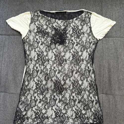 Guess by Marciano women's t-shirt used, size S, black and white