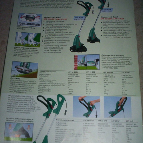 Bosch 450 W grass trimmer used, model ART 30 GSDV