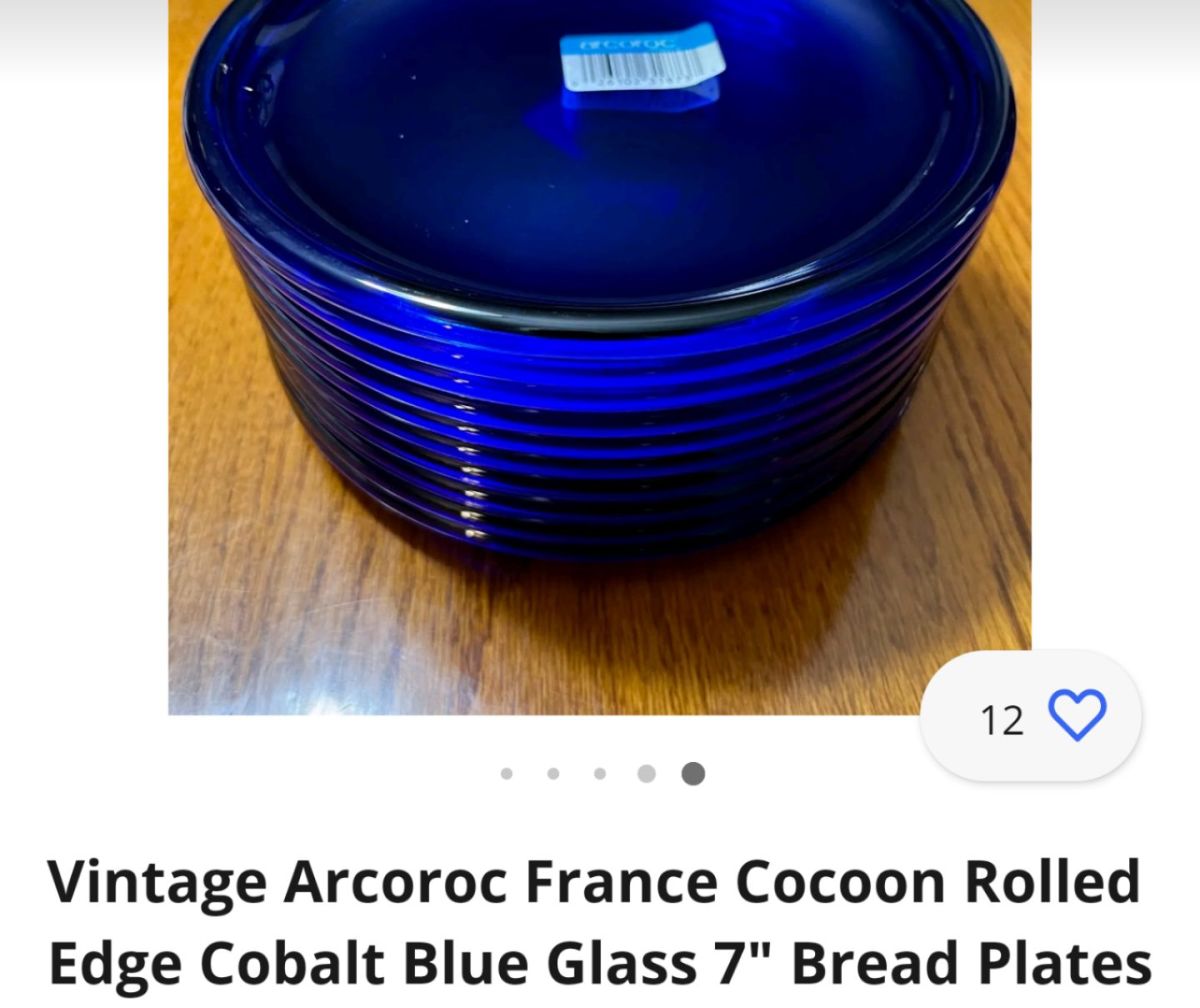 Bormioli Rocco Cobalt Blue 6set ヴィンテージ Cobalt Bormioli Rocco Blue Footed Tumblers / Bormioli Rocco Juice