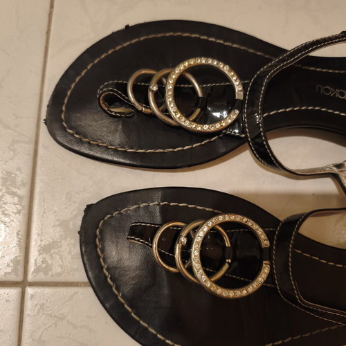 Gianna Kazakou sandals used with silver details size 39