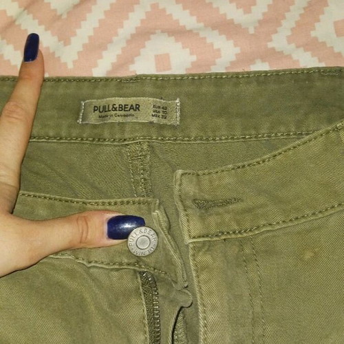 Khaki Cargo Pants Pull & Bear used, size XL