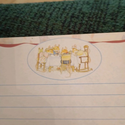 Letter sheet like new, one medium