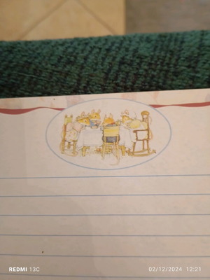 Letter sheet like new, one medium