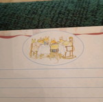 Letter sheet like new, one medium