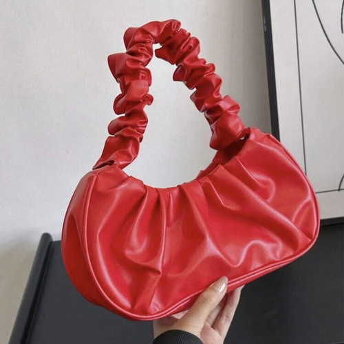 Women's red handheld bag new