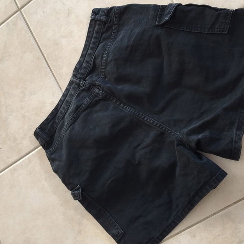 Shein black denim cargo shorts XL-L
