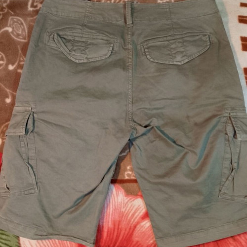 Biston olive green cargo shorts size 30