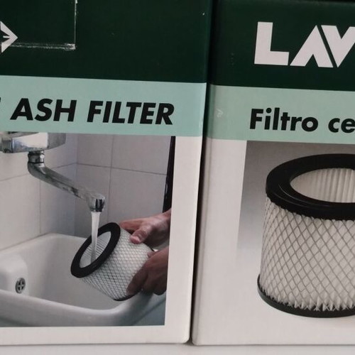 Lavor washable ash vacuum filters pack of 2 new