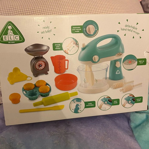 ELC Baking set used, mixer set with missing piece
