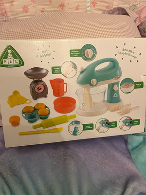 ELC Baking set used, mixer set with missing piece