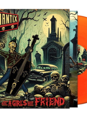 Nekromantix Demons Are A Girl's Best Friend LP new, 2024 orange vinyl