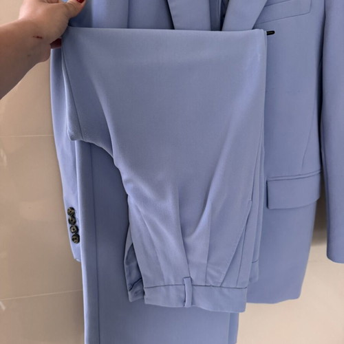 Zara trouser and jacket set like new, turquoise