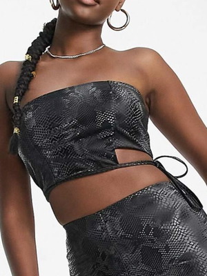 ASOS top snake print new, size M