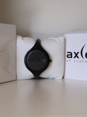 Axcent of Scandinavia women's bracelet watch like new, black