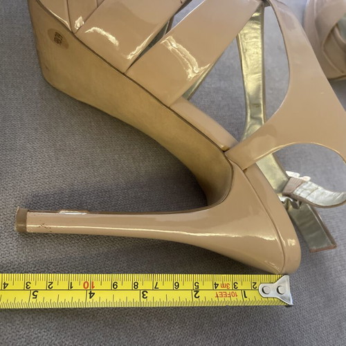 Jessica Simpson leather sandals like new, beige, size 39