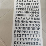 Transfer letters mini transfer new