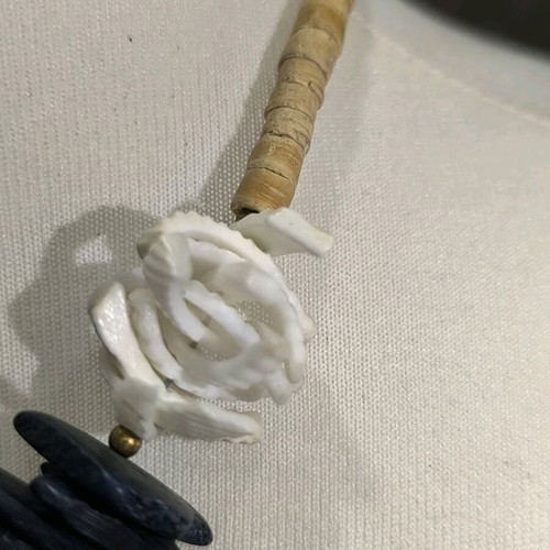 Necklace made of natural materials like new