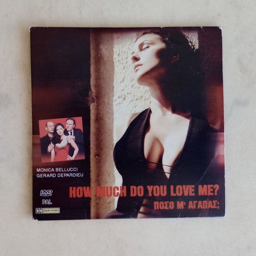 How Much Do You Love Me? DVD like new, romantic film with Monica Bellucci