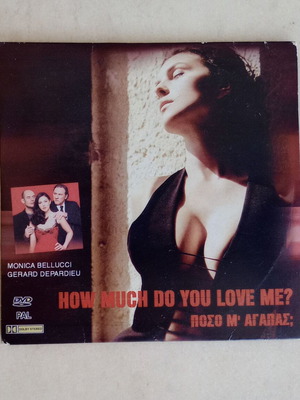 How Much Do You Love Me? DVD like new, romantic film with Monica Bellucci