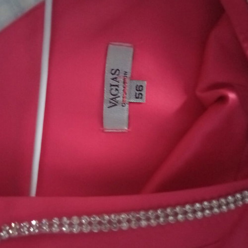 Vagias collection satin dress no 58, pink coral