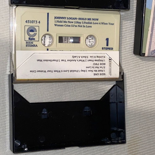 Pop Dance 80s cassette tapes like new, 2 pieces with Johnny Logan and Kylie Minogue