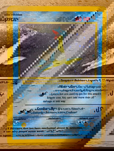 Κάρτα Pokemon Lapras 1999
