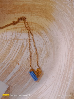 Steel necklace new