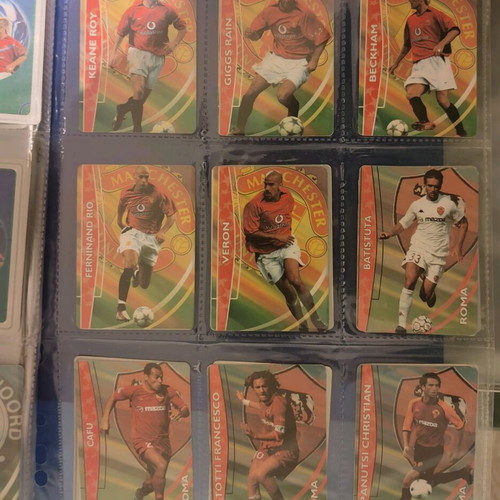 Pegasos football cards like new, pack with album 55/83 completeness