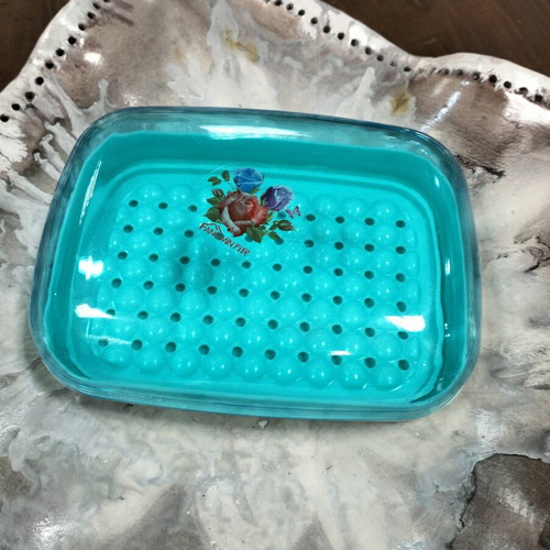Soap Case with Turquoise Base new